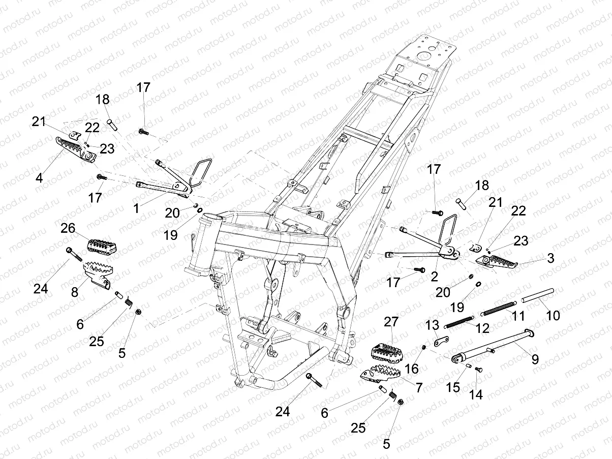 Trestle - Footboards