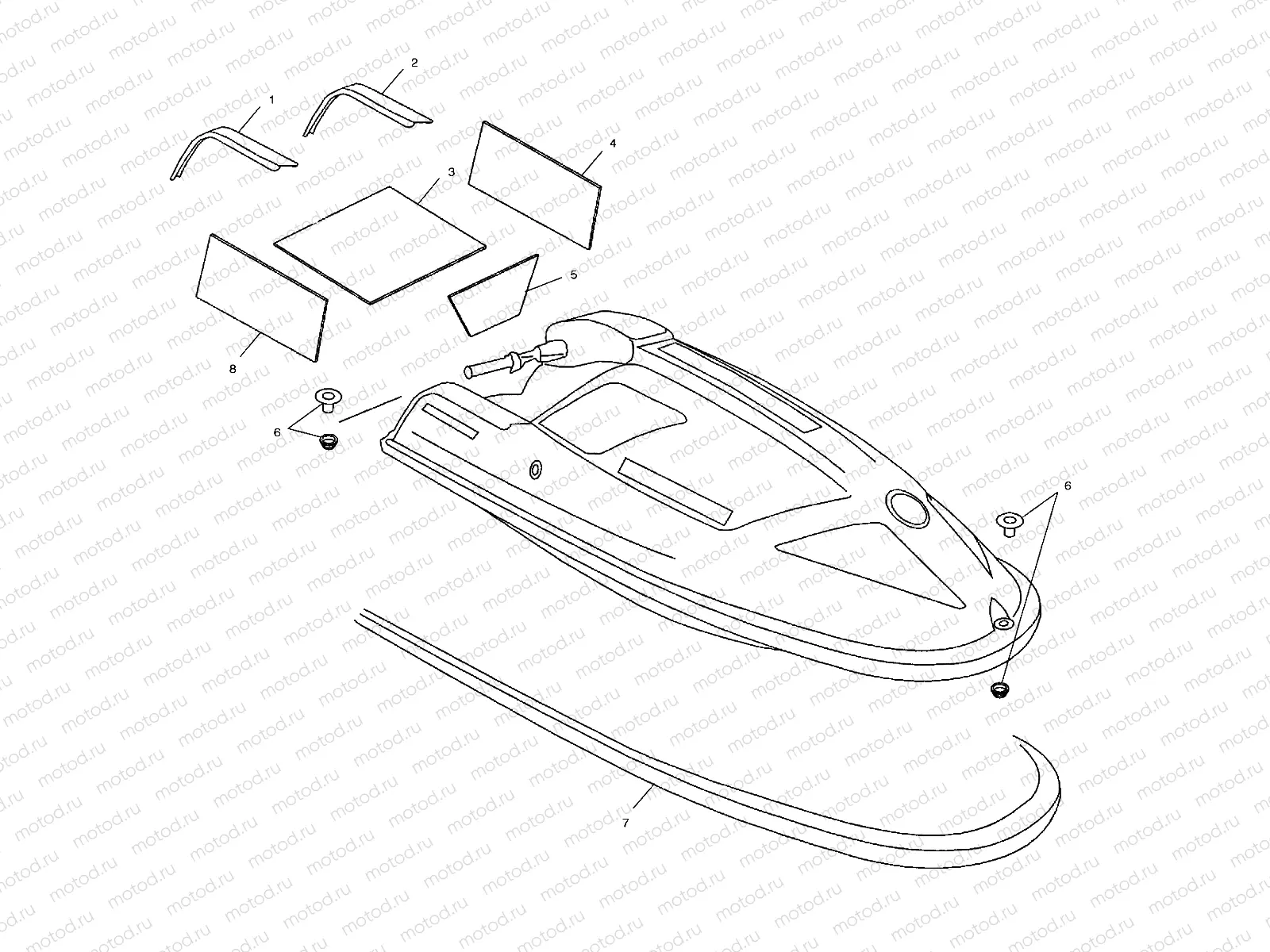 TRIM and BUMPER - W035402DA (4981108110A03) | TRIM and BUMPER - W035402DA (4981108110A03)