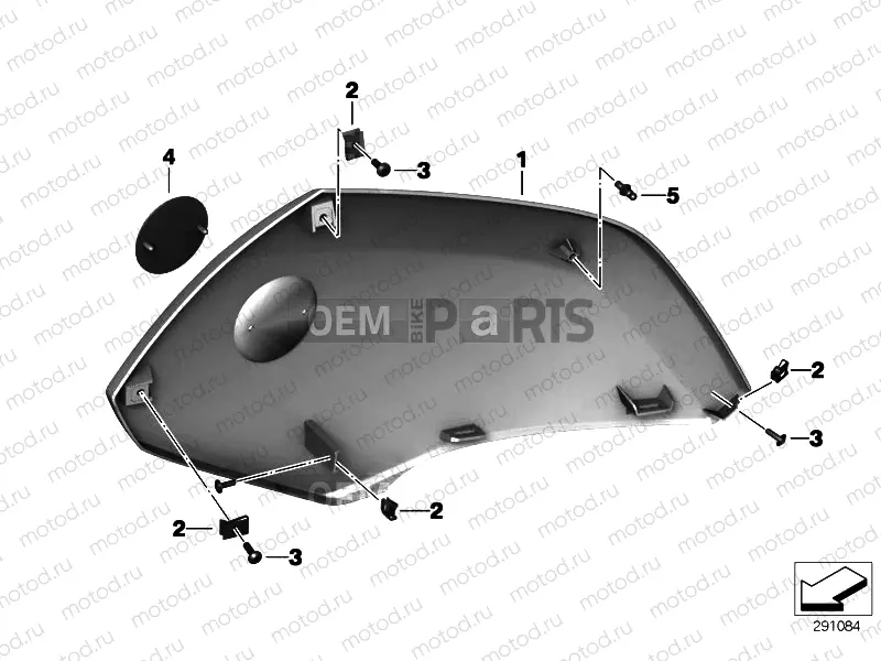 TRIM COVER SIDE SECTION, UPPER