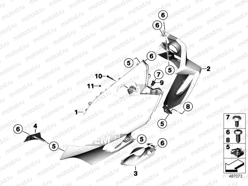 TRIM COVER UPPER SECTION