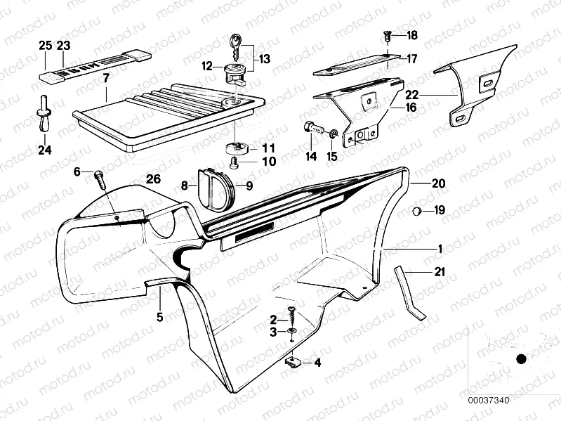 Trim panel side pocket