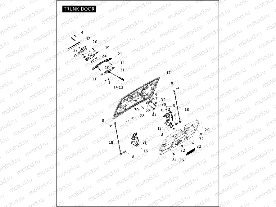 TRUNK DOOR