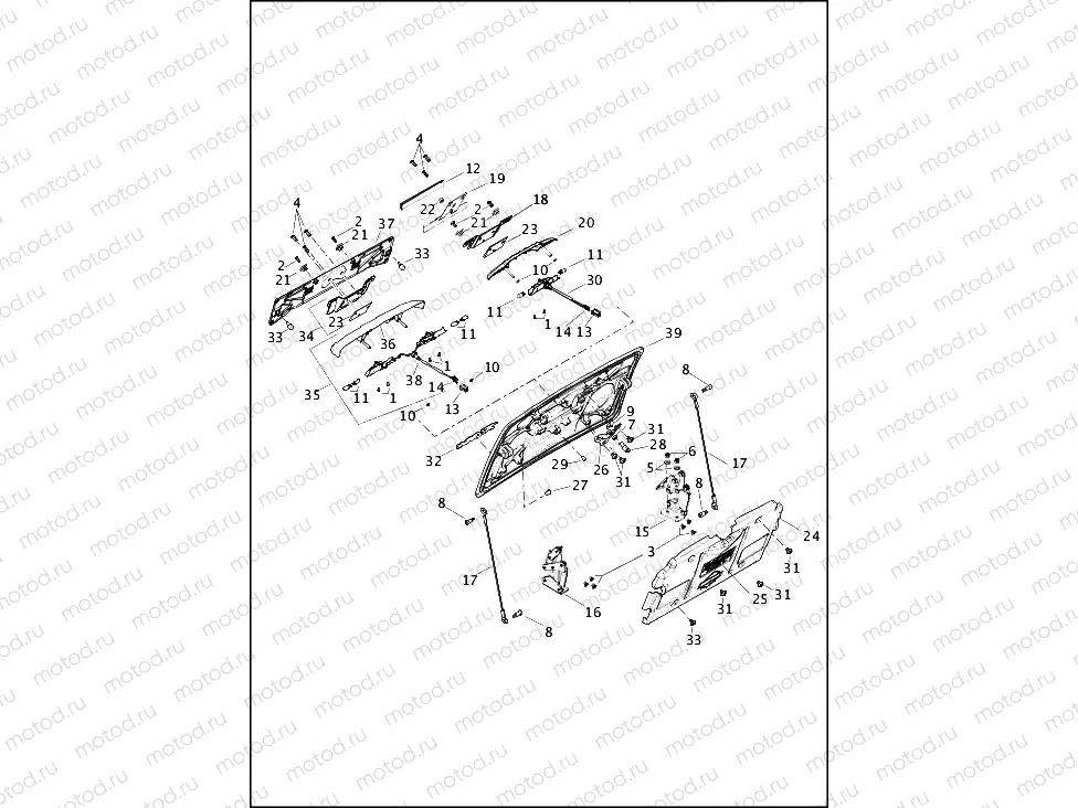 TRUNK DOOR - FLHTCUTG