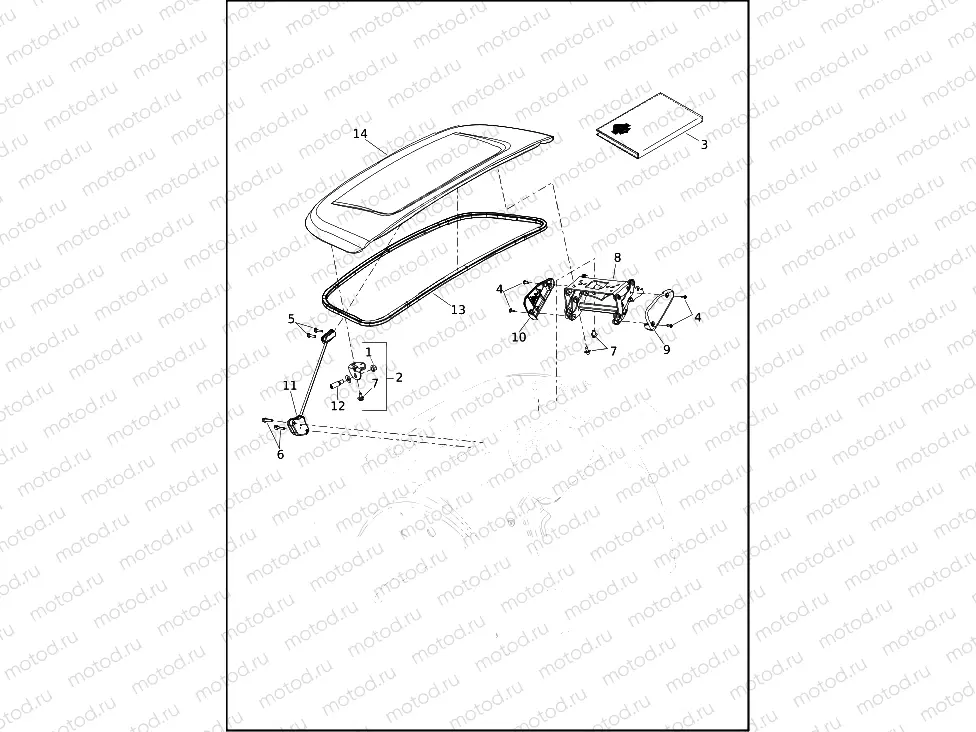 TRUNK DOOR - FLRT, FLTRT