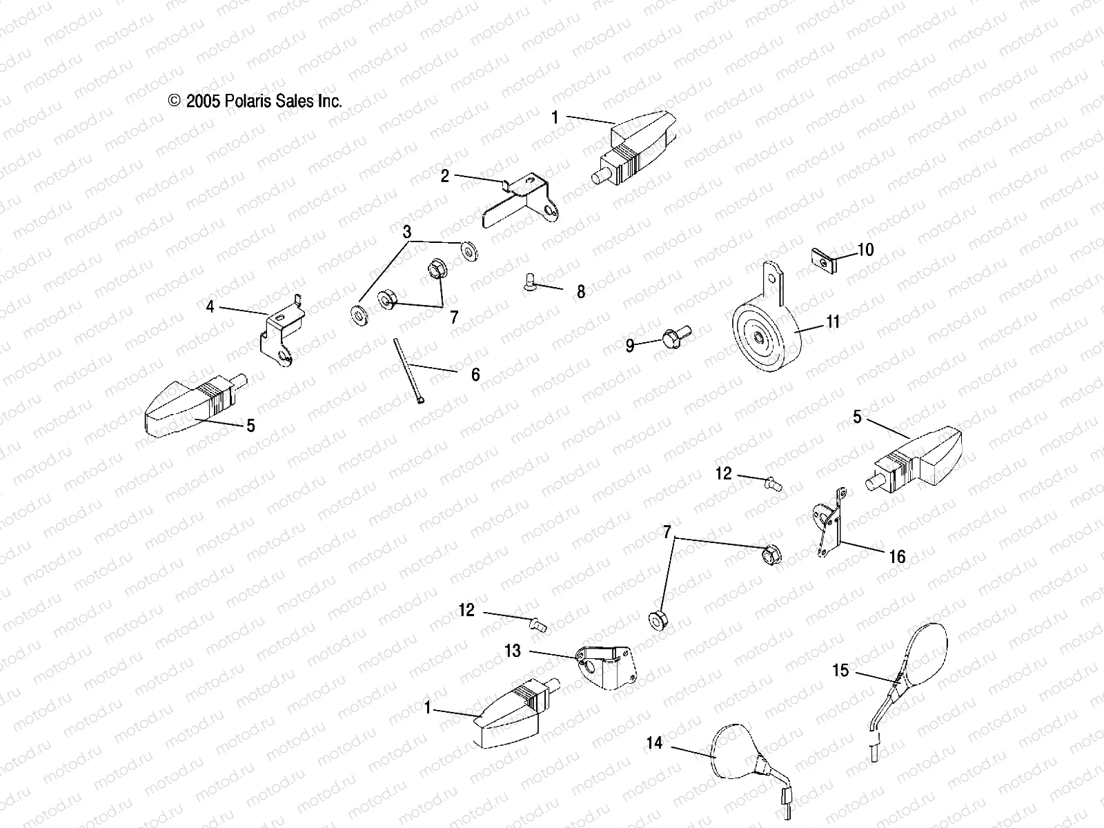 TURN SIGNALS and HORN - A06LB27FA/LD27FB (4999206689920668C02) | TURN SIGNALS and HORN - A06LB27FA/LD27FB (4999206689920668C02)
