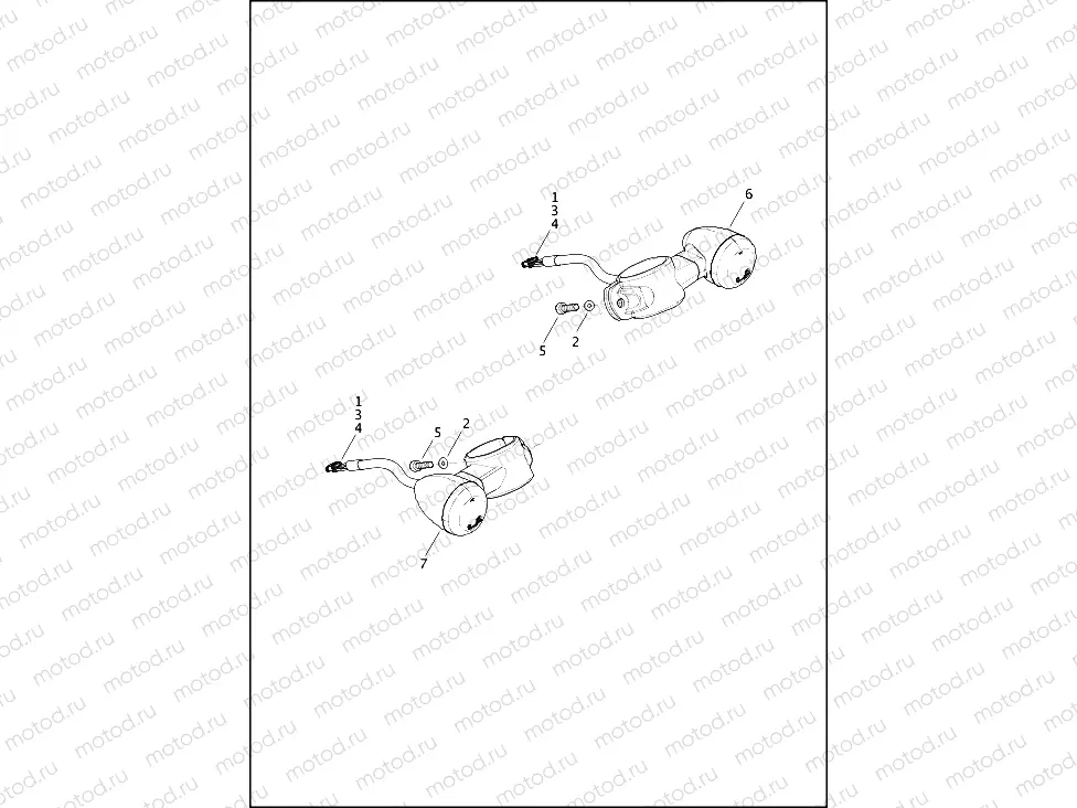 TURN SIGNALS, FRONT - XG750A