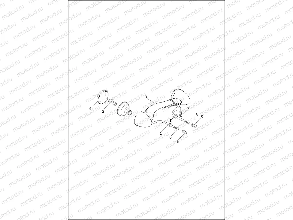 TURN SIGNALS, REAR - FLHC, FLHCS