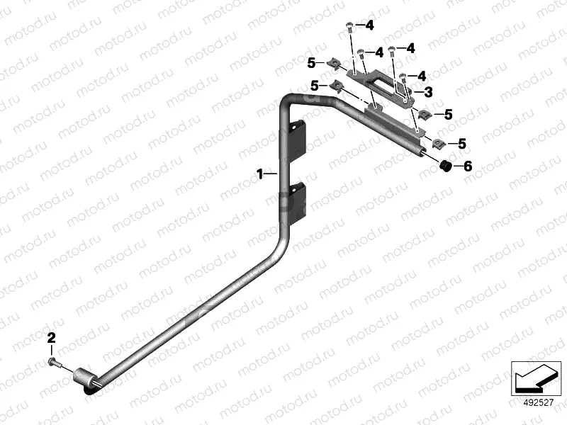 U-bolt rear right