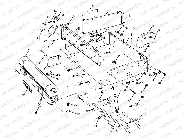 UTILITY DUMP BOX 6X6 (4919811981013A) | UTILITY DUMP BOX 6X6 (4919811981013A)