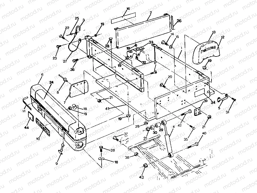 UTILITY DUMP BOX ASSEMBLY 250 4X6/W928627 (4922902290013A) | UTILITY DUMP BOX ASSEMBLY 250 4X6/W928627 (4922902290013A)