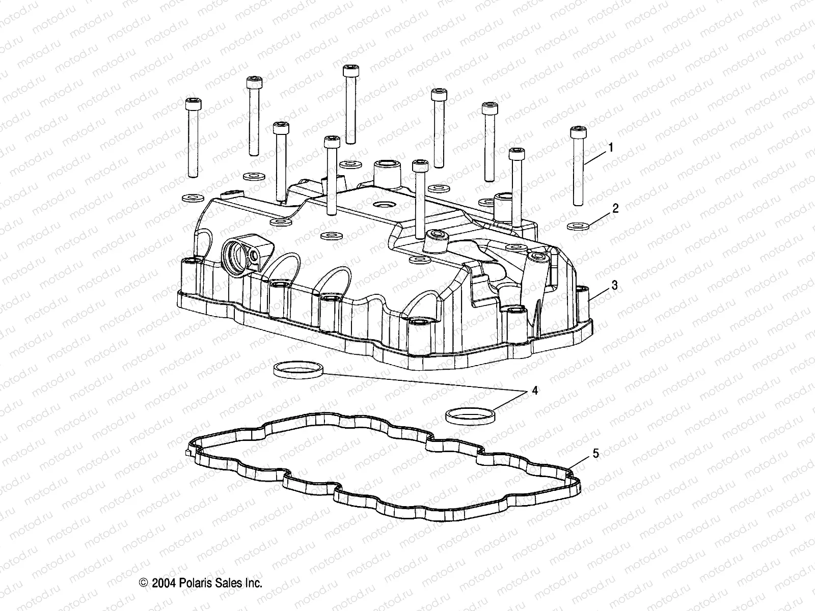 VALVE COVER - W045304CA/IA/CB/IB/CC/IC (4990559055C08) | VALVE COVER - W045304CA/IA/CB/IB/CC/IC (4990559055C08)