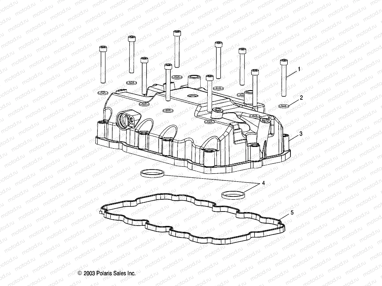 VALVE COVER - W045305CA/IA/CB/IB/IE/CC/IC/CD/ID/IF (4990579057C08) | VALVE COVER - W045305CA/IA/CB/IB/IE/CC/IC/CD/ID/IF (4990579057C08)