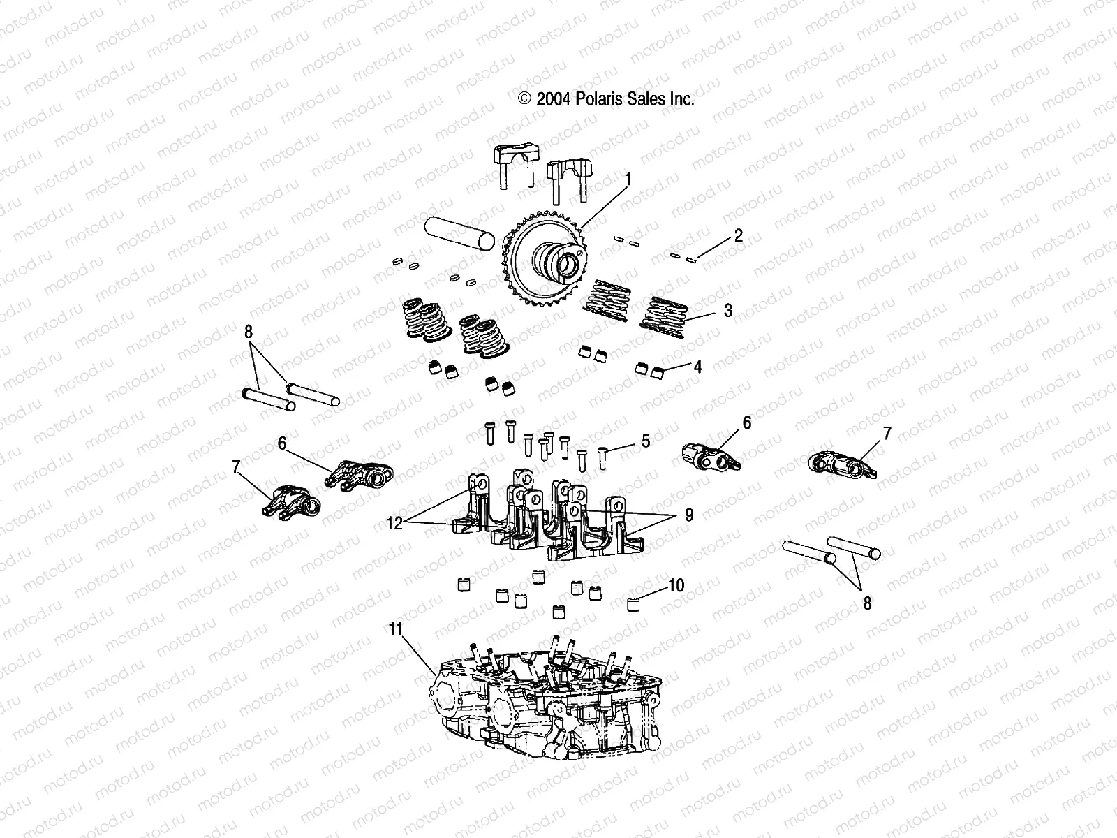 VALVE TRAIN - W045304CA/IA/CB/IB/CC/IC (4990559055C04) | VALVE TRAIN - W045304CA/IA/CB/IB/CC/IC (4990559055C04)