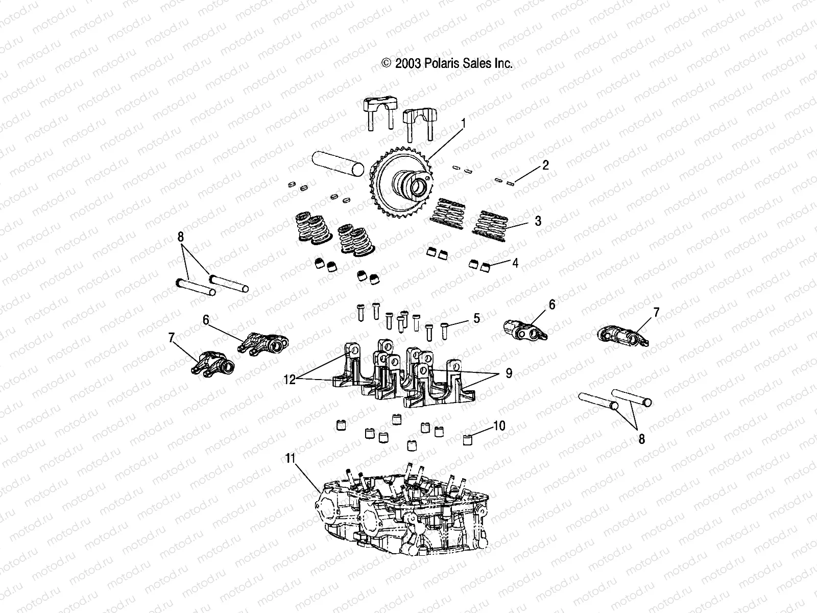 VALVE TRAIN - W045305CA/IA/CB/IB/IE/CC/IC/CD/ID/IF (4990579057C04) | VALVE TRAIN - W045305CA/IA/CB/IB/IE/CC/IC/CD/ID/IF (4990579057C04)