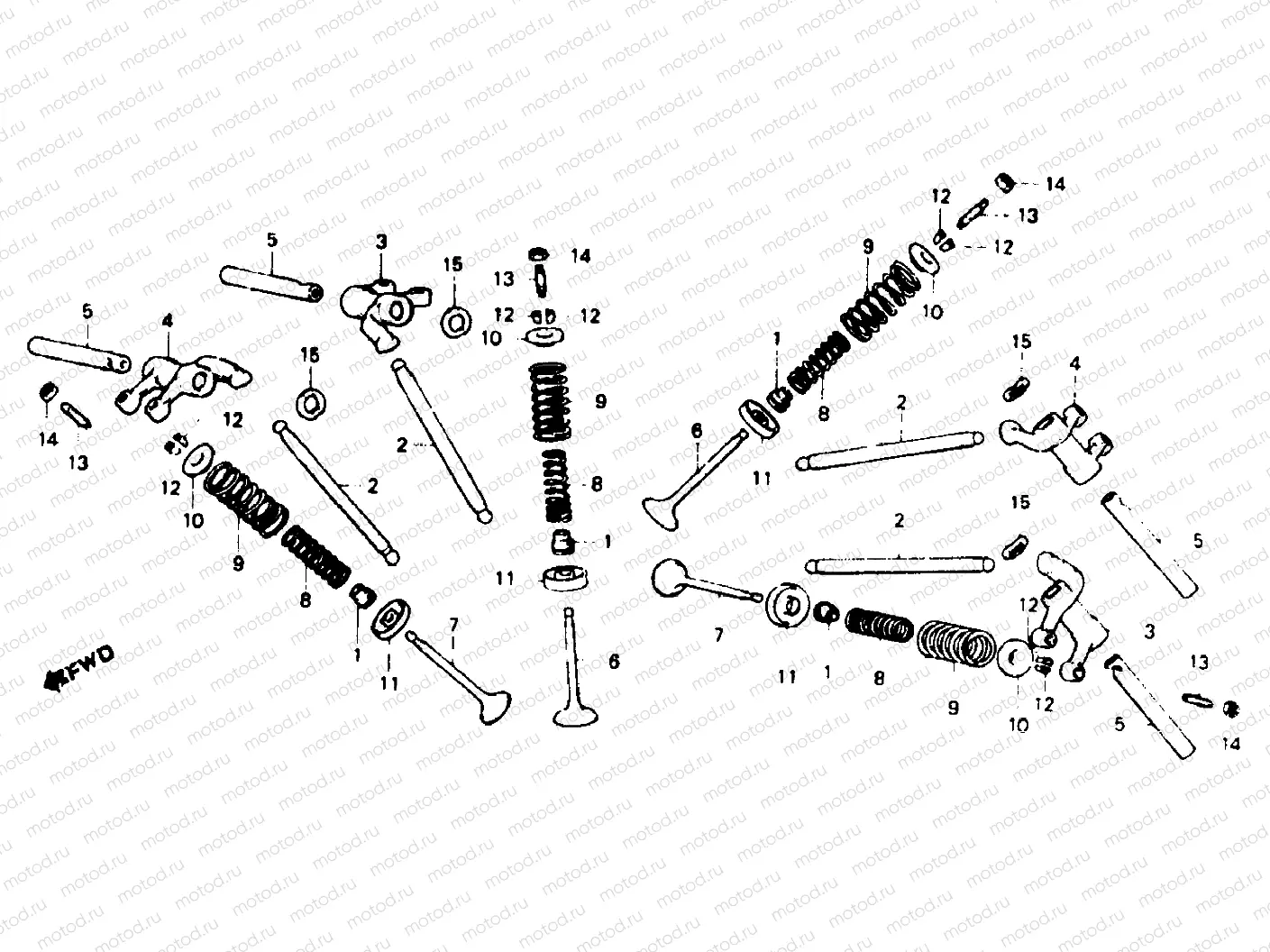 Valve & upper rocker arm