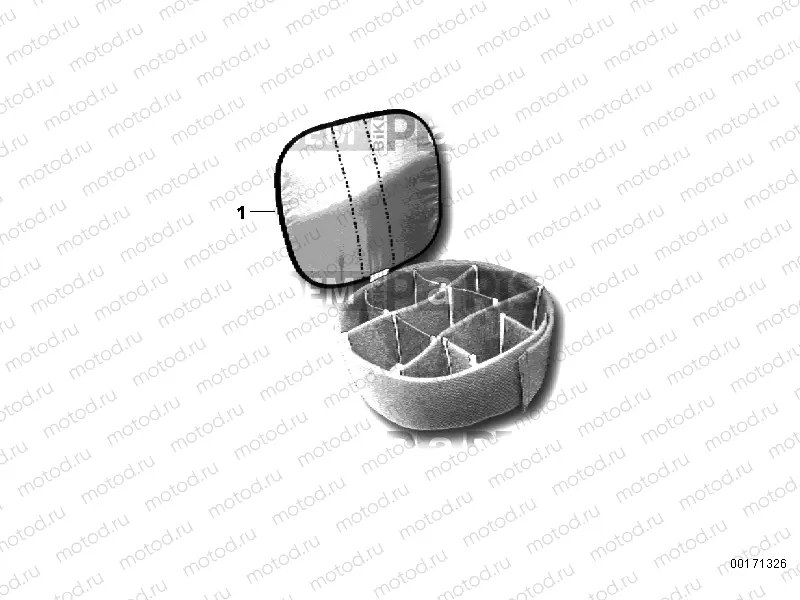 Vario insert, tank saddlebag