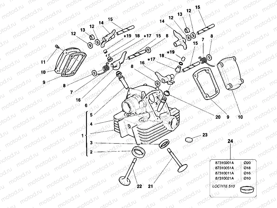 VERTICAL CYLINDER HEAD