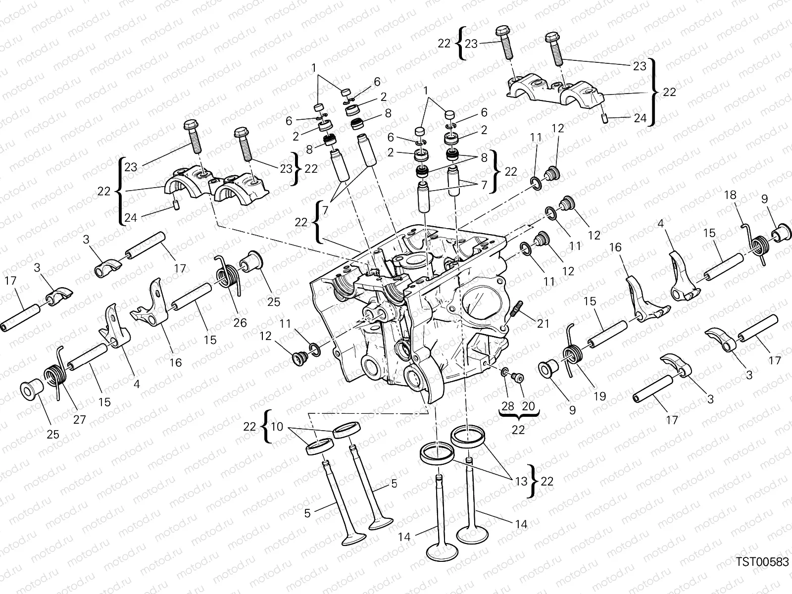 VERTICAL CYLINDER HEAD [MOD:MS950]