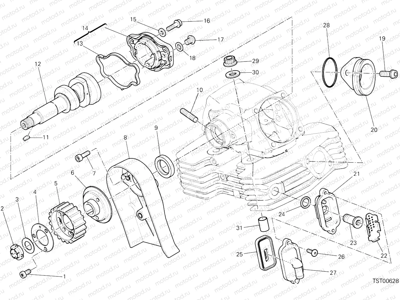 VERTICAL CYLINDER HEAD & TIMING