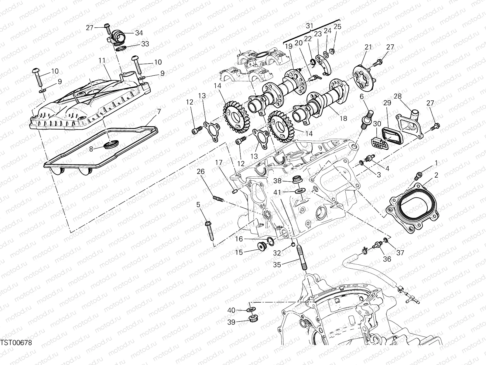 VERTICAL CYLINDER HEAD - TIMING