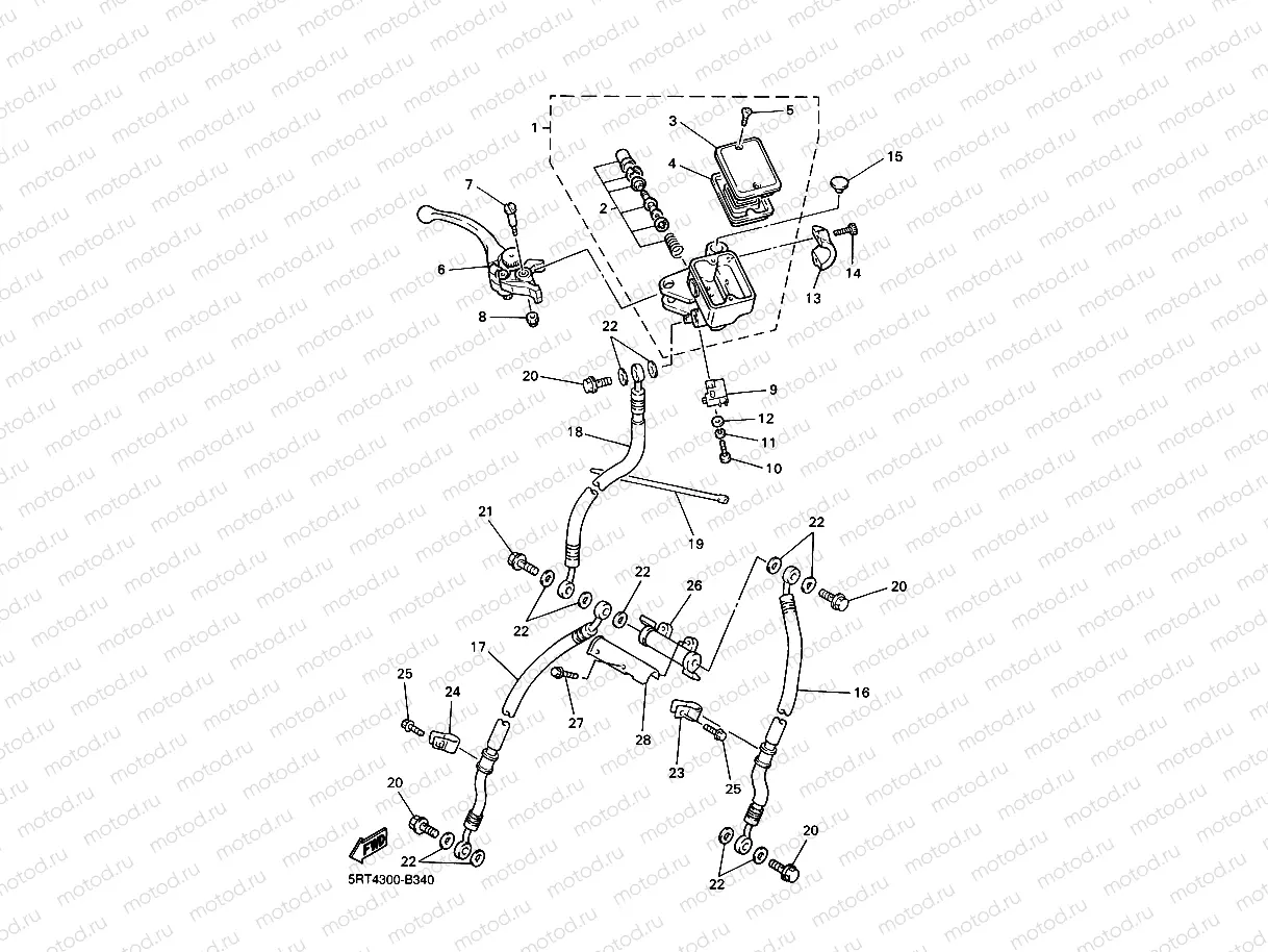 VORDERER HAUPTBREMSZYLINDER