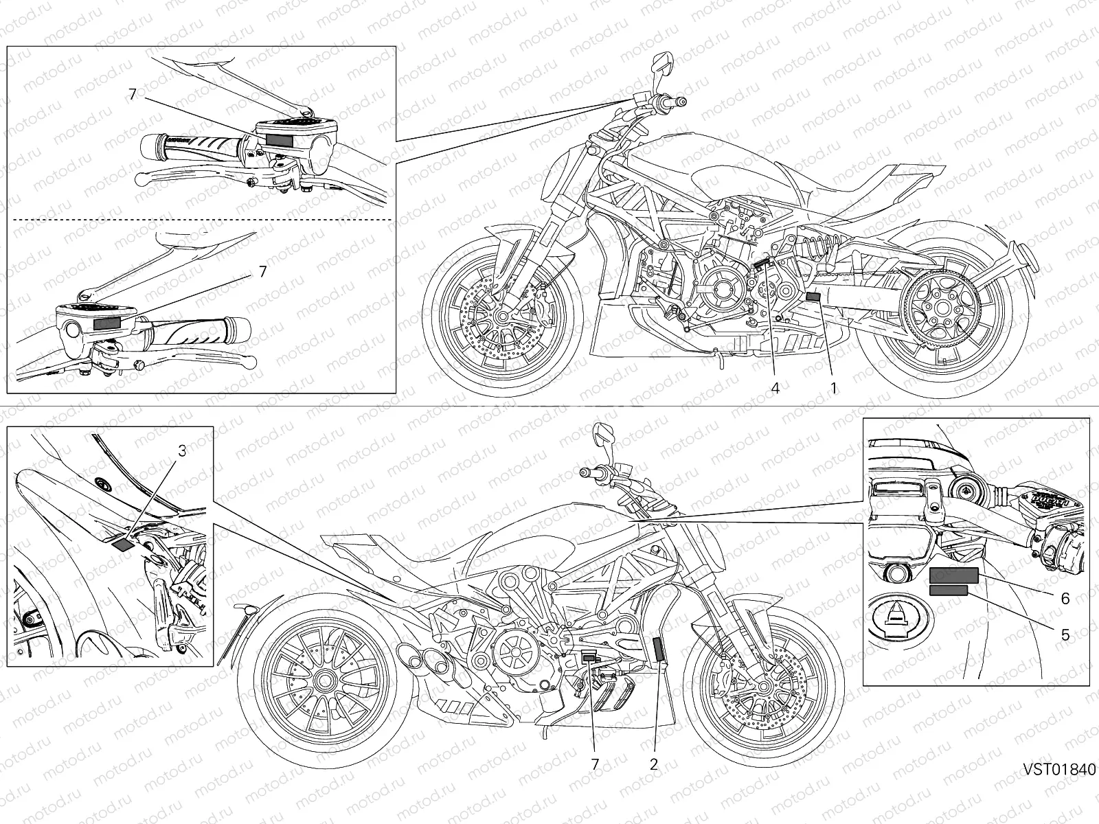 WARNING LABELS [MOD:XDIAVEL;XST:JAP]