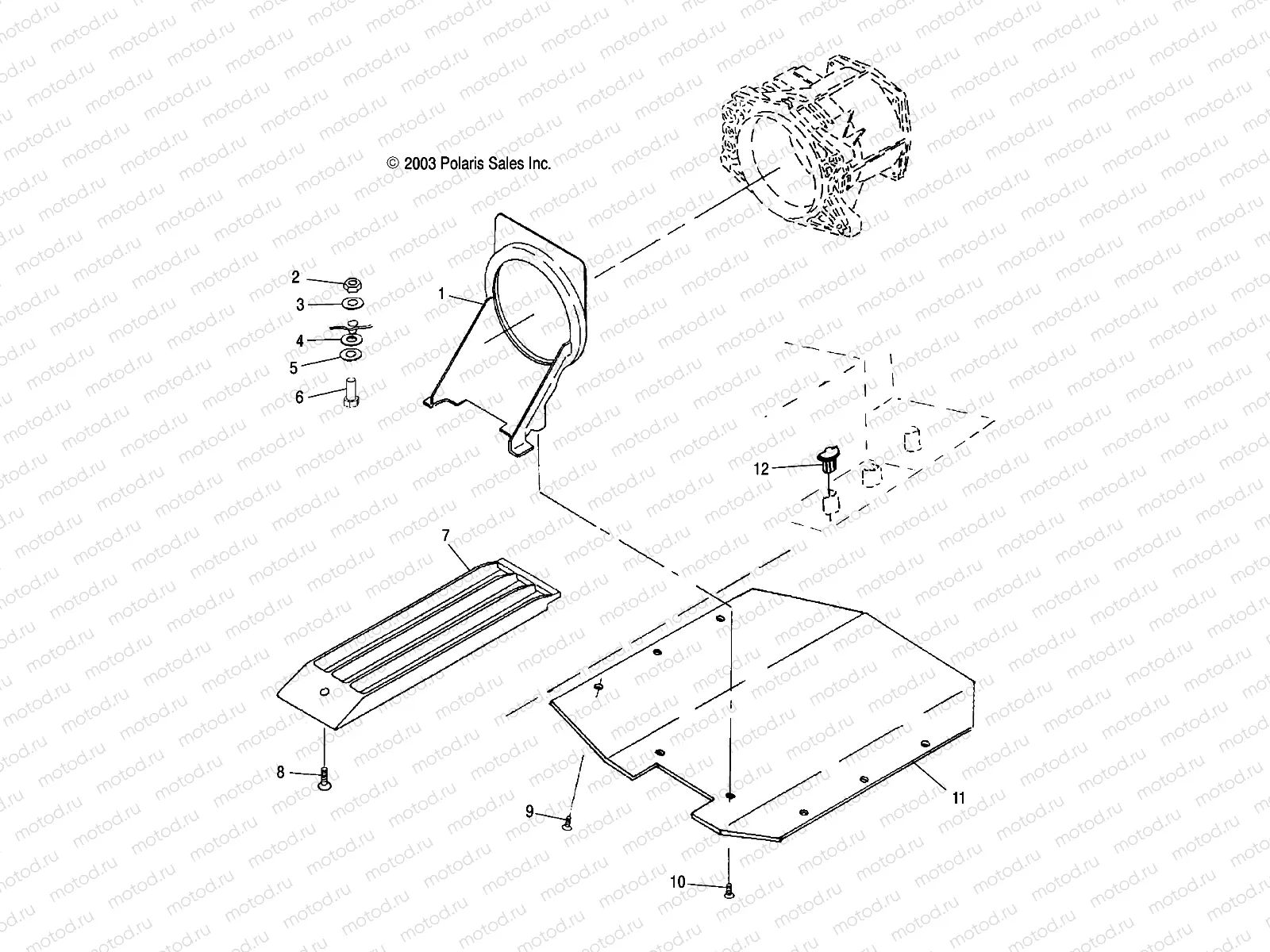 WATER INLET - W045297DA/IA/IB (4990519051B07) | WATER INLET - W045297DA/IA/IB (4990519051B07)