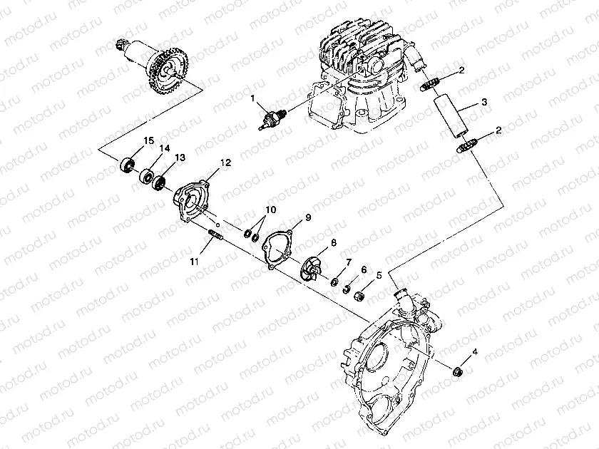 WATER PUMP 4X4 350L W938139 (4924052405038A) | WATER PUMP 4X4 350L W938139 (4924052405038A)