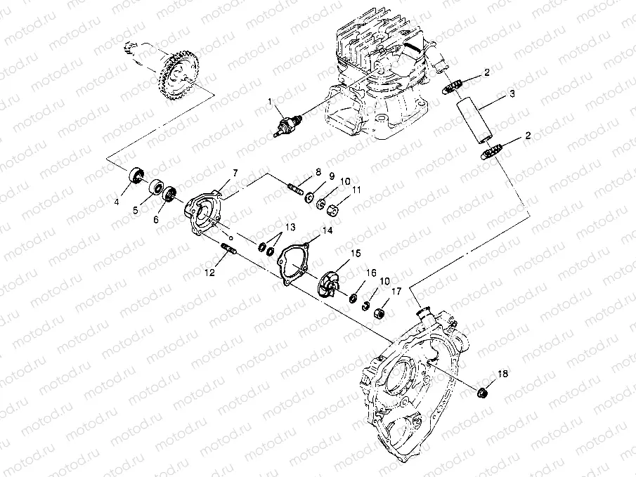 WATER PUMP  4X4 400L W948140 (4926772677C014) | WATER PUMP  4X4 400L W948140 (4926772677C014)