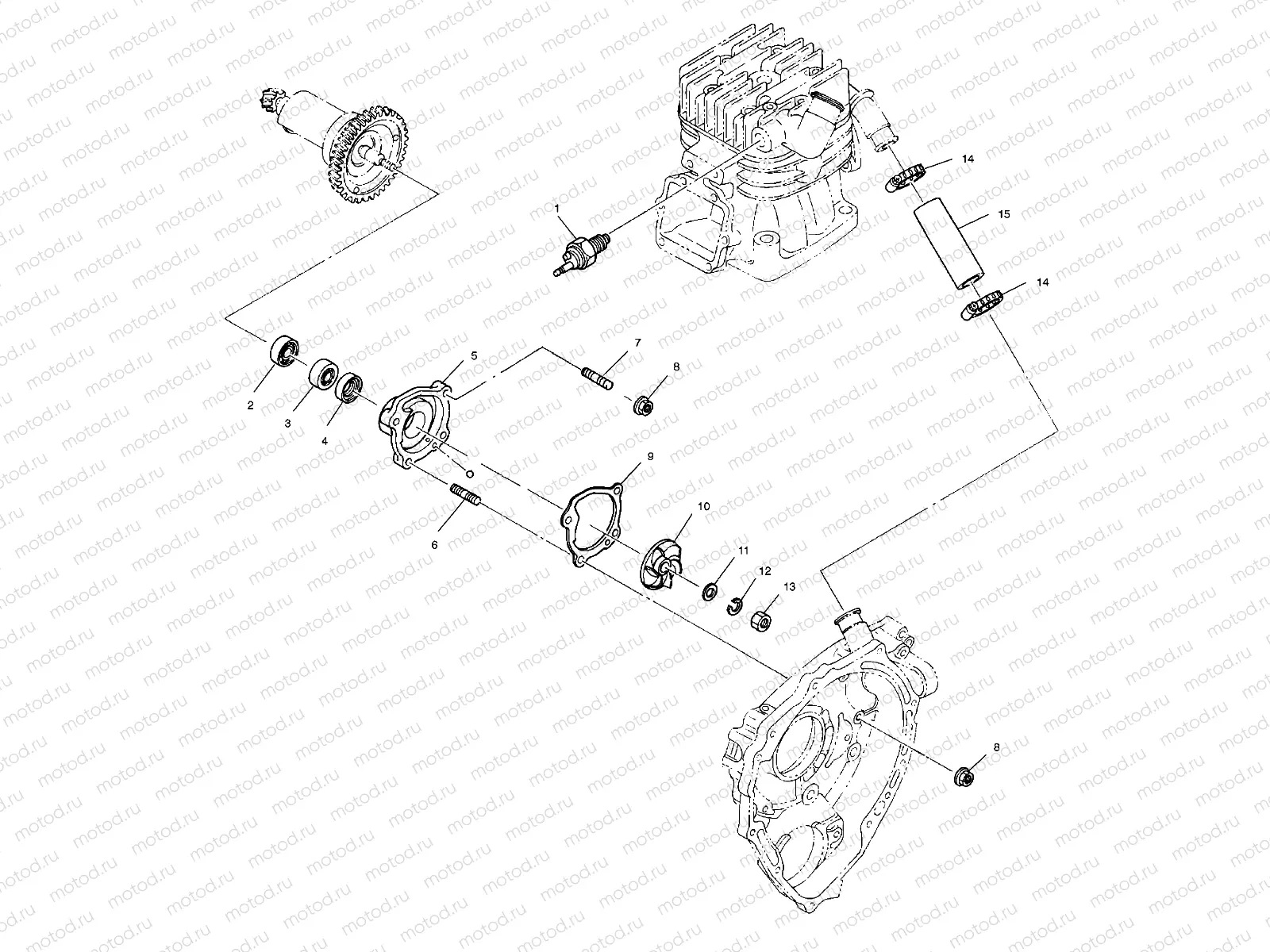 WATER PUMP - A00BA38CA (4954835483D006) | WATER PUMP - A00BA38CA (4954835483D006)