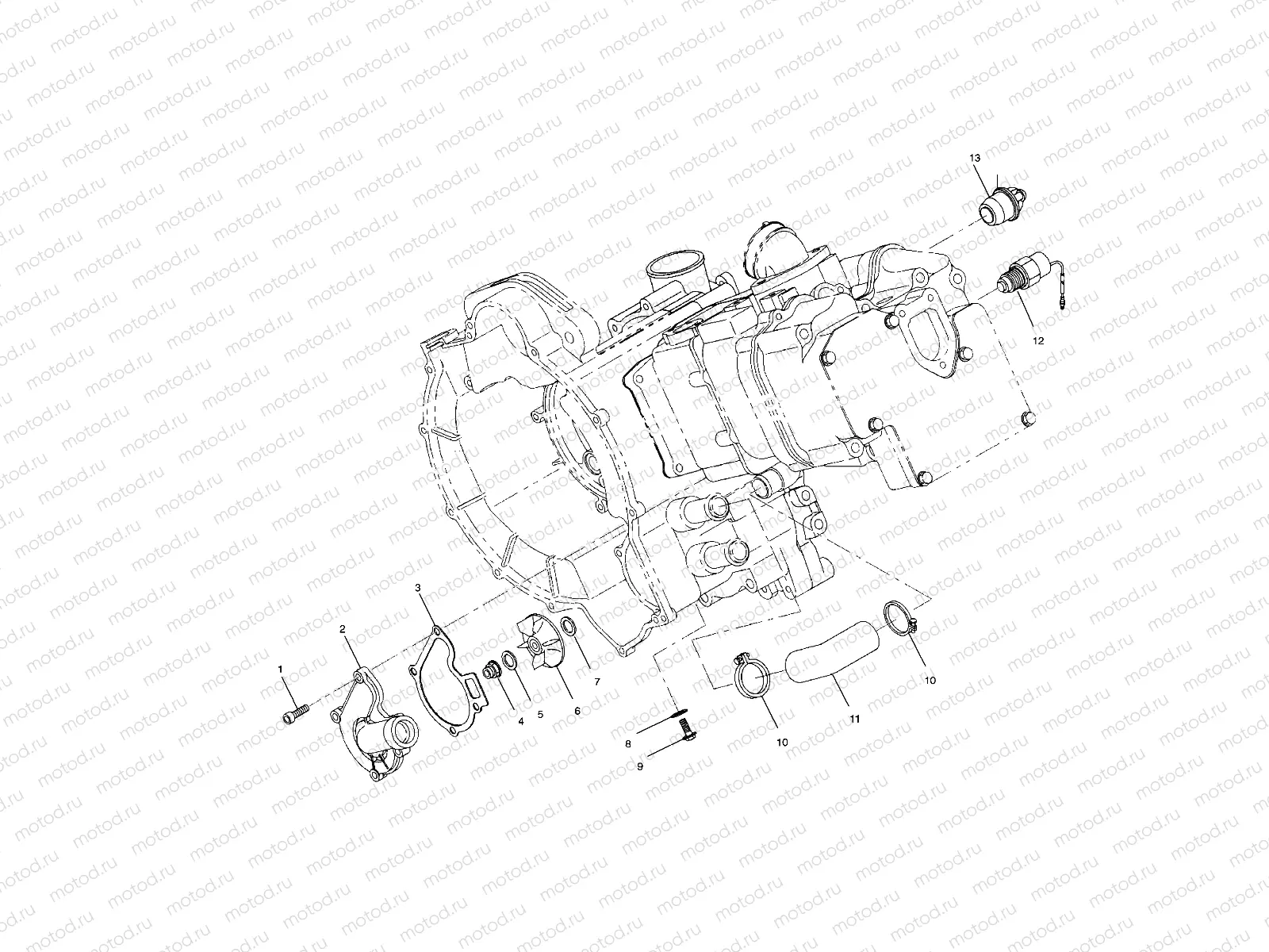 WATER PUMP - A00CH46CA (4954785478D013) | WATER PUMP - A00CH46CA (4954785478D013)