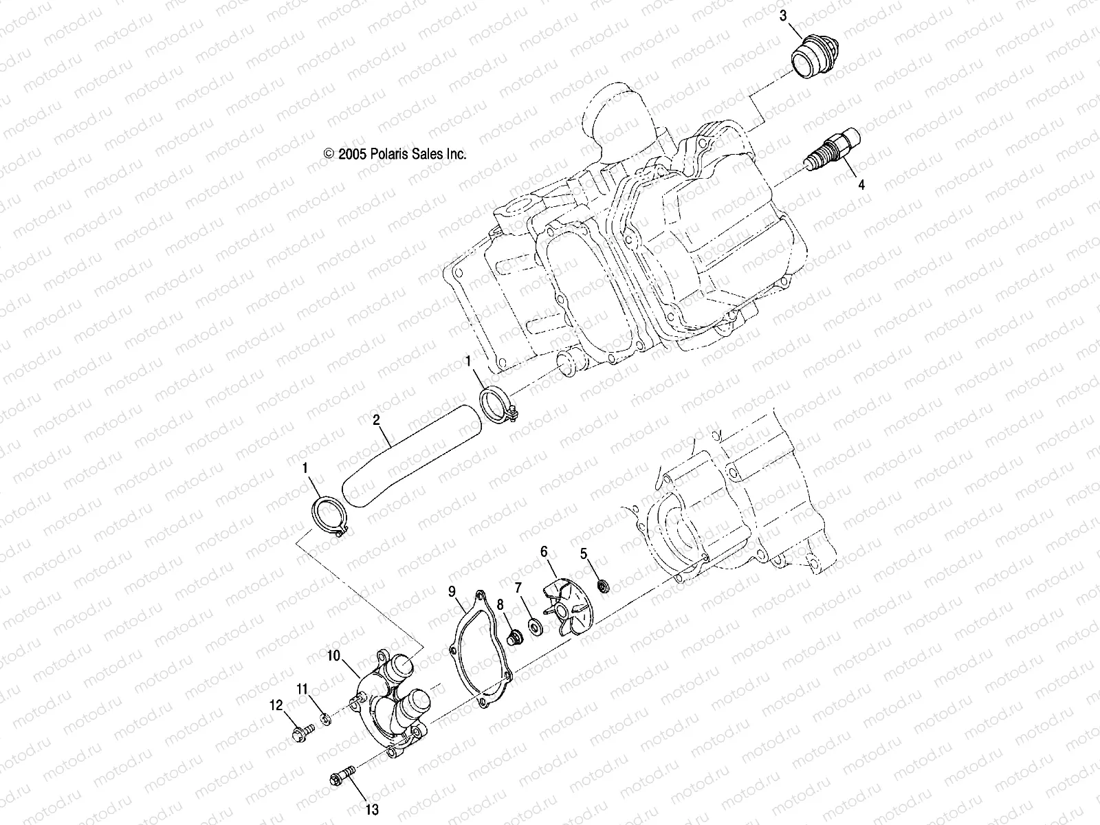 WATER PUMP - A06MH50FC (4999200139920013D10) | WATER PUMP - A06MH50FC (4999200139920013D10)