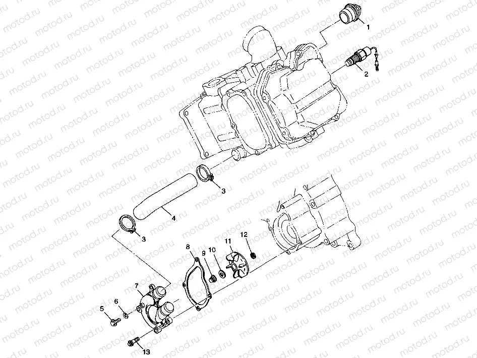 WATER PUMP - A99CH50AC (4952455245d013) | WATER PUMP - A99CH50AC (4952455245d013)