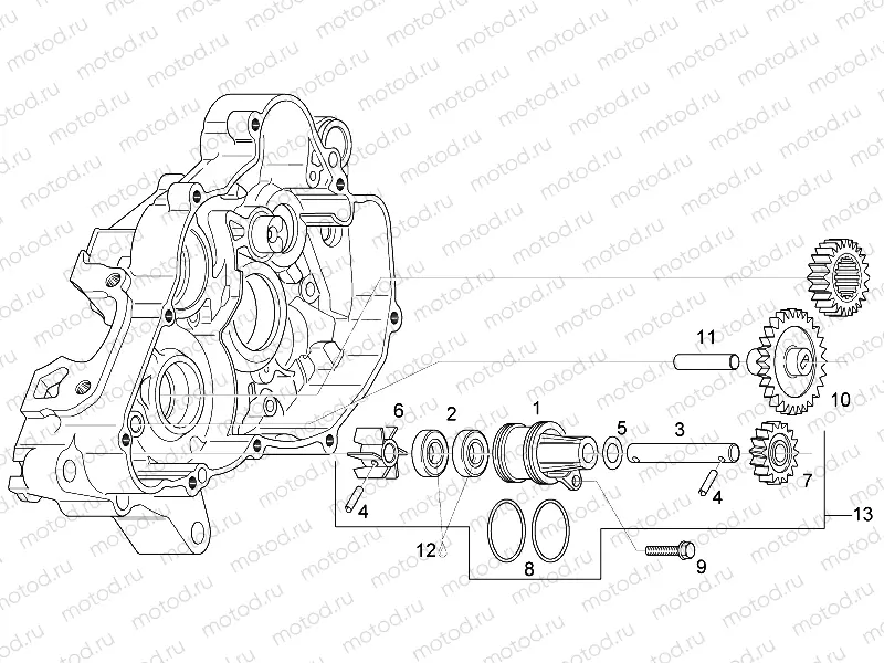 Water pump assy
