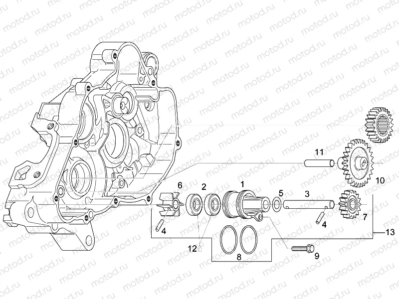 Water pump assy