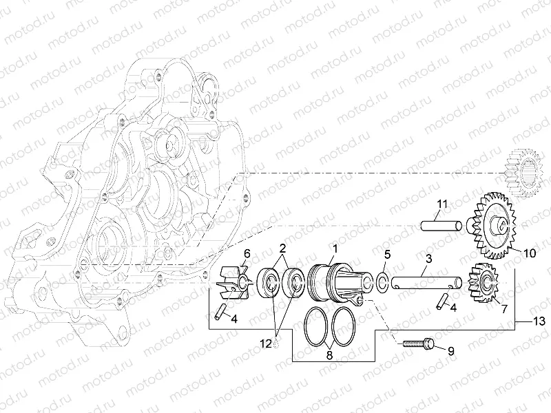 Water pump assy