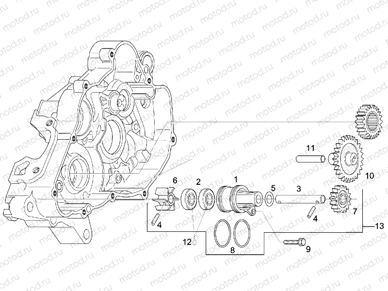 Water pump assy