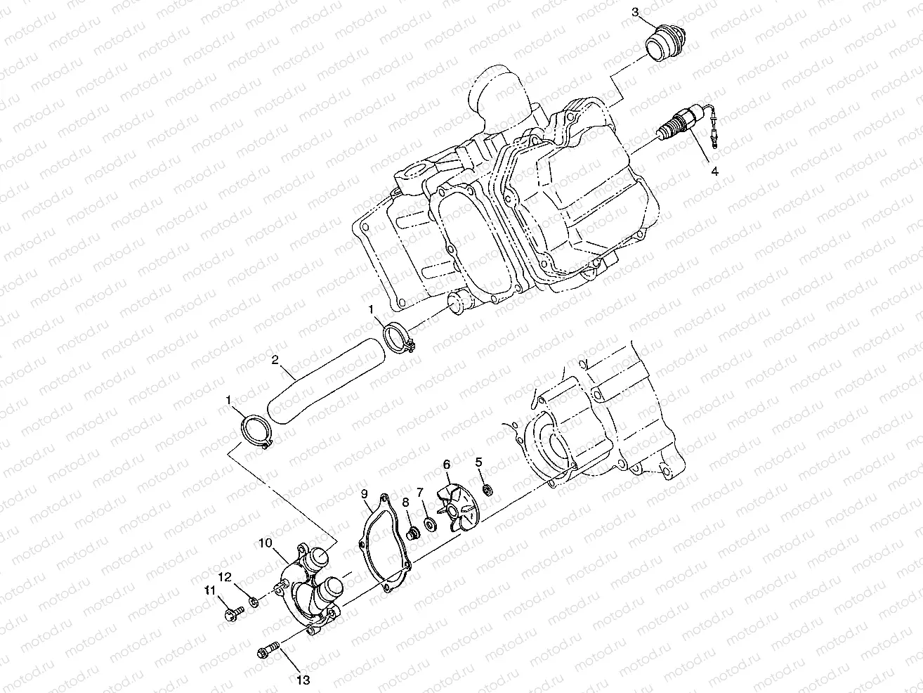 WATER PUMP Magnum 2X4 W97AA42A (4940704070C012) | WATER PUMP Magnum 2X4 W97AA42A (4940704070C012)