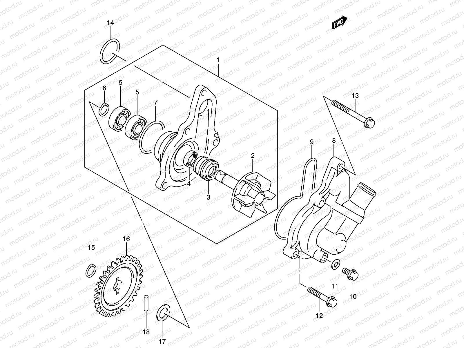 WATER PUMP (MODEL K4)