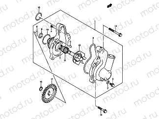 WATER PUMP (MODEL K5/K6/K7)