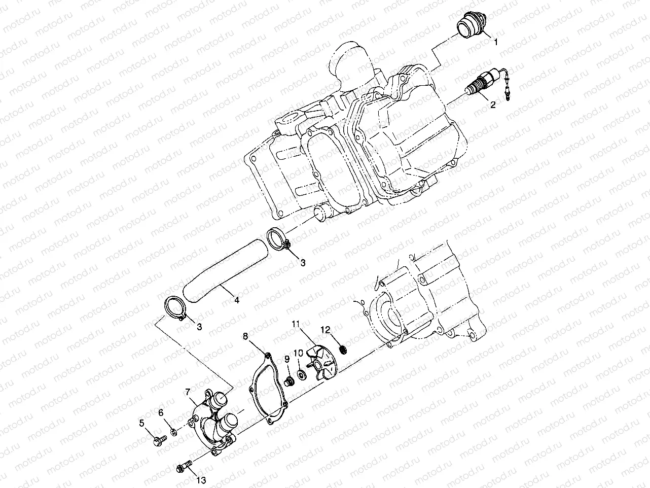 WATER PUMP - S98AE50E (4946394639d014) | WATER PUMP - S98AE50E (4946394639d014)
