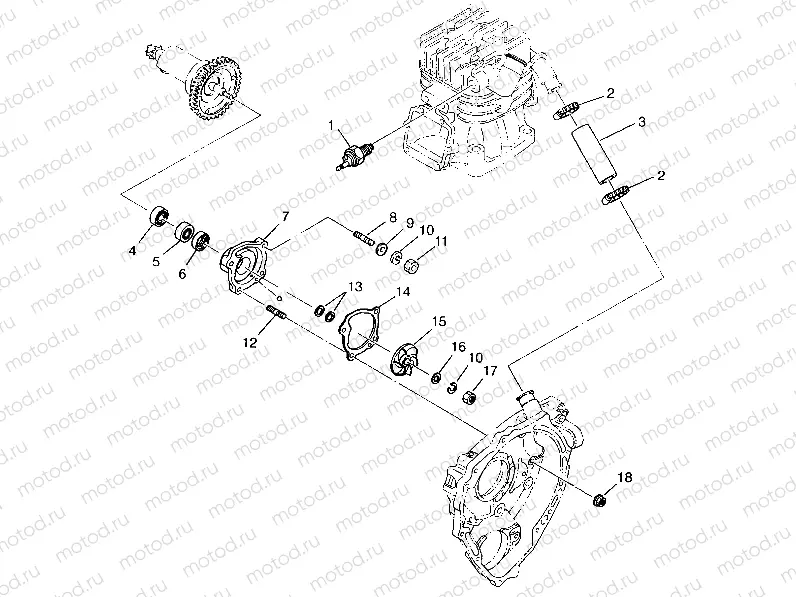 WATER PUMP SWEDISH 4x4 400L S948140 (4926912691D001) | WATER PUMP SWEDISH 4x4 400L S948140 (4926912691D001)