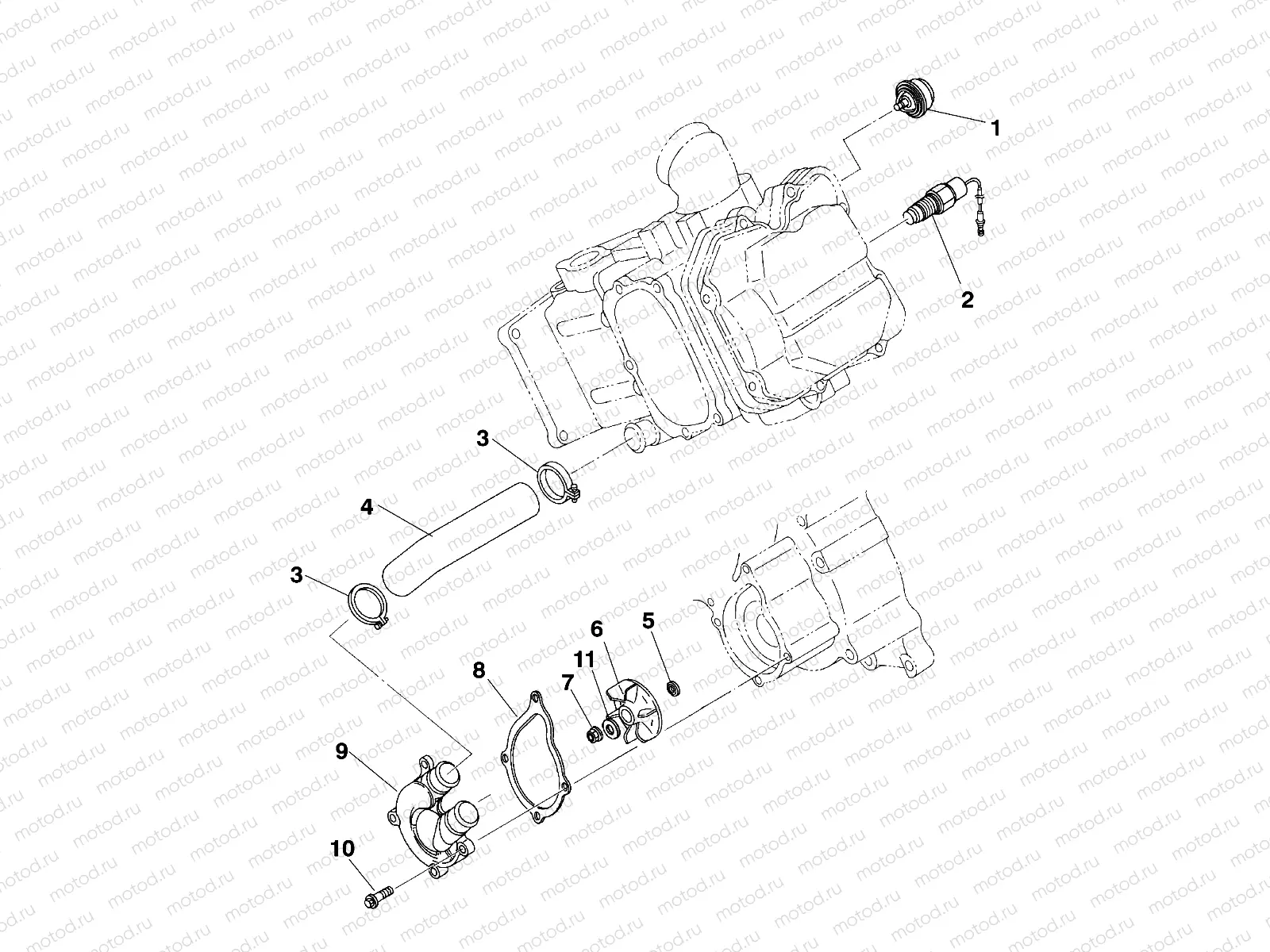 WATER PUMP - W958144 (4926862686d005) | WATER PUMP - W958144 (4926862686d005)
