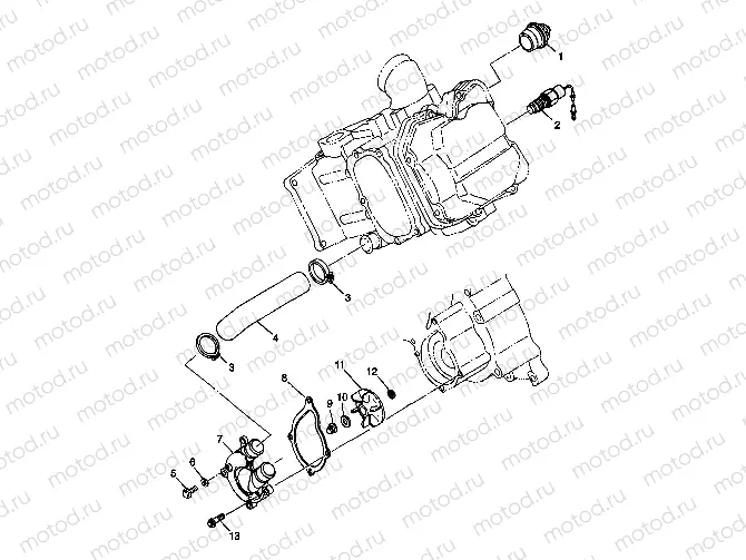 WATER PUMP - W98BC50A (4944994499d009) | WATER PUMP - W98BC50A (4944994499d009)