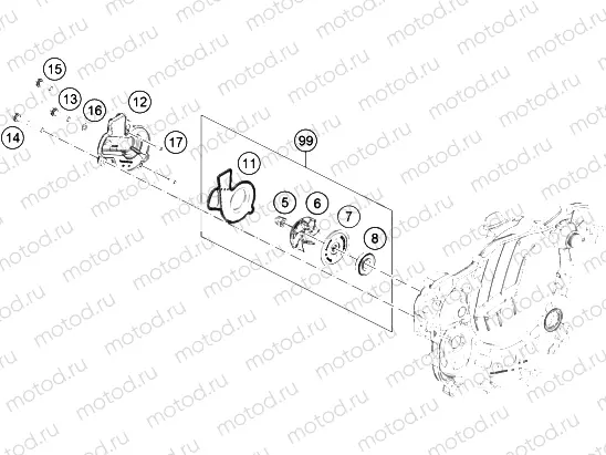 WATER PUMP|Engine|35
