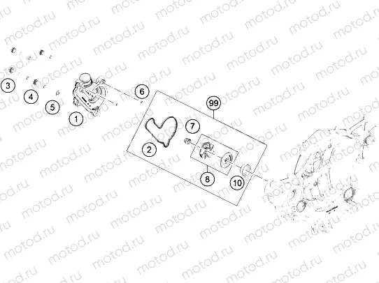WATER PUMP|Engine|35