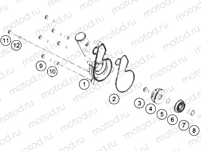 WATER PUMP|Engine|35