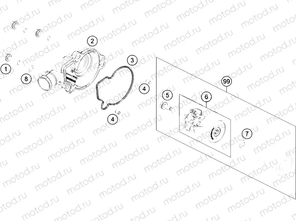 WATER PUMP|Engine|35