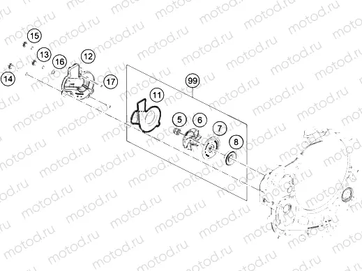 WATER PUMP|Engine|35