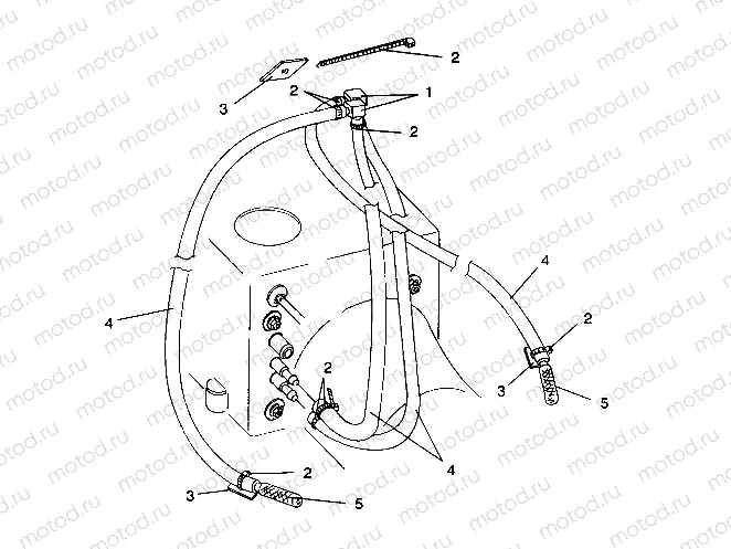 WATER SIPHON SL 650 / B934058 (4924732473018A) | WATER SIPHON SL 650 / B934058 (4924732473018A)